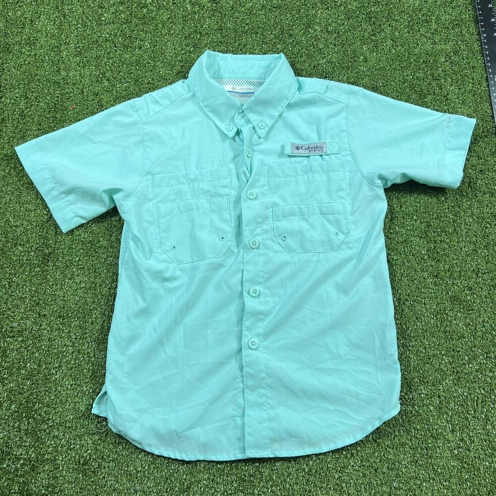 Columbia PFG Bahama Youth S 8 Short Sleeve Omni-Shade